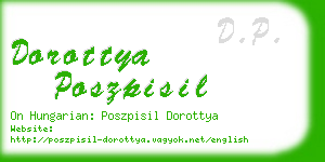 dorottya poszpisil business card